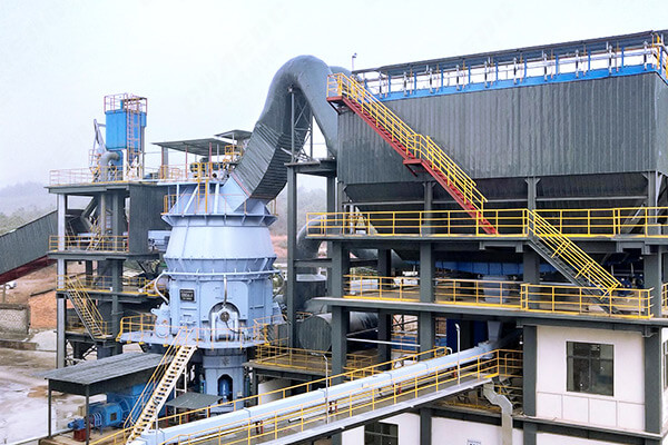 新乡长城机械为云南客户承建的年产60万吨矿粉线现场
